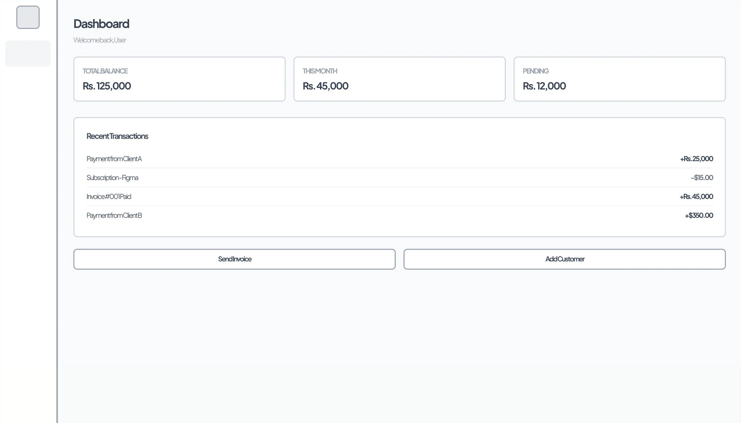 The first wireframe